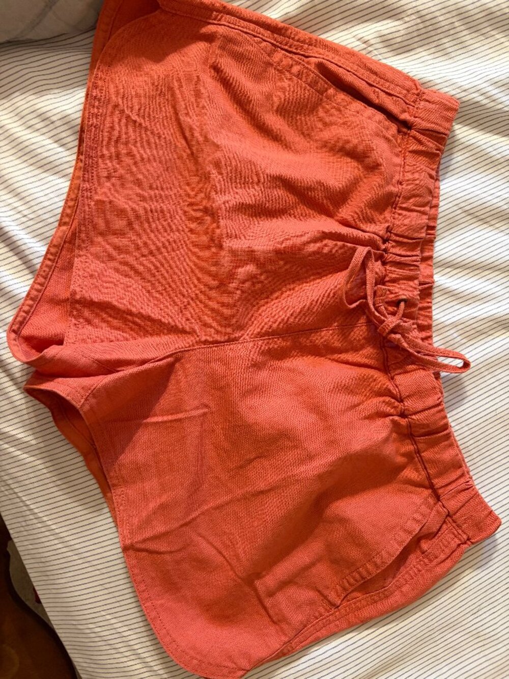 J.Crew Linen Orange Shorts